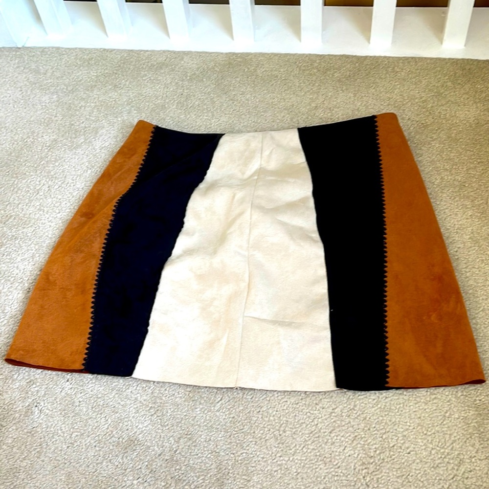 Suede Mini Skirt